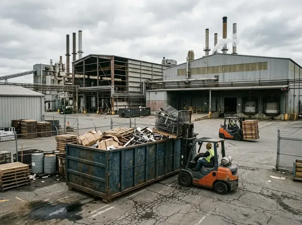 industrial-factory-scrap-conta-003 — frequently asked questions, Cheap Roll-off Dumpster Rentals in Woodstock, IL